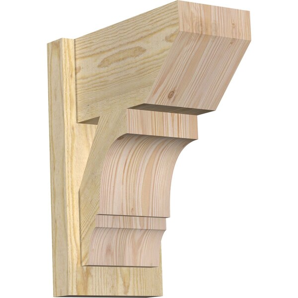 Ekena Millwork Balboa Slat Rough Sawn Outlooker, Douglas Fir, 8"W x 14"D x 18"H OUT08X14X18BOA06RDF - main